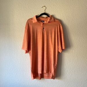 Orange Foot Joy Golf Polo